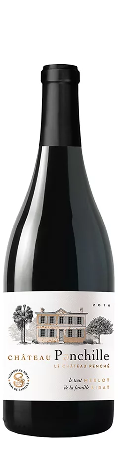 Château Pǝnchille<br>Le tout MERLOT <br>de la famille SIRAT